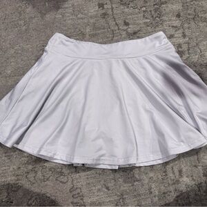 Elegant White Skater Skirt
